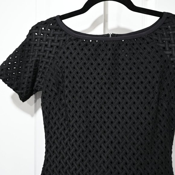 Bec & Bridge Size 6 Black Sheath Dress Black Into the Mystic Midi | Size 6 - Picture 5 of 9